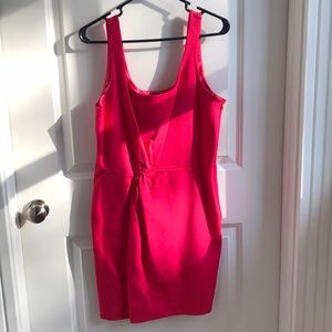Armani Exchange Hot Pink Mini Dress